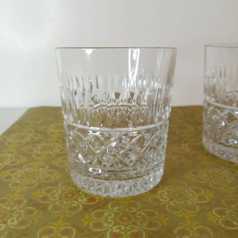 Vintage Crystal Versailles industries old fashioned glasses set of 2 - Picture 8 of 8